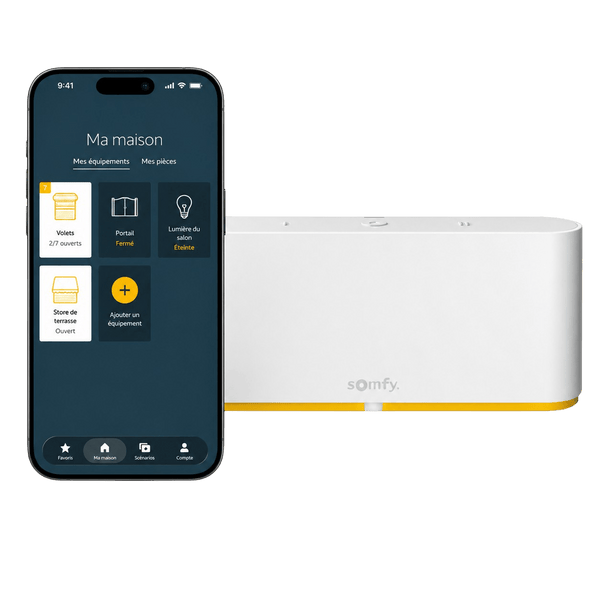 Somfy TaHoma switch io RTS Zigbee box domotique porte de garage