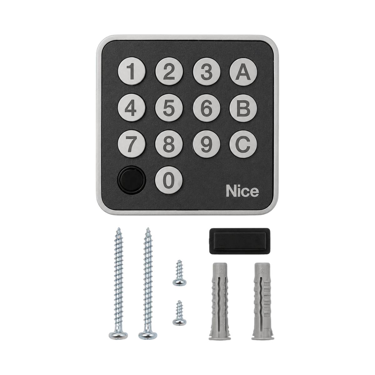 Kit clavier à code radio Nice EDSWG avec support