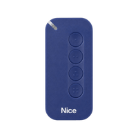 Télécommande Nice MyGo4 avec sa coque bleue